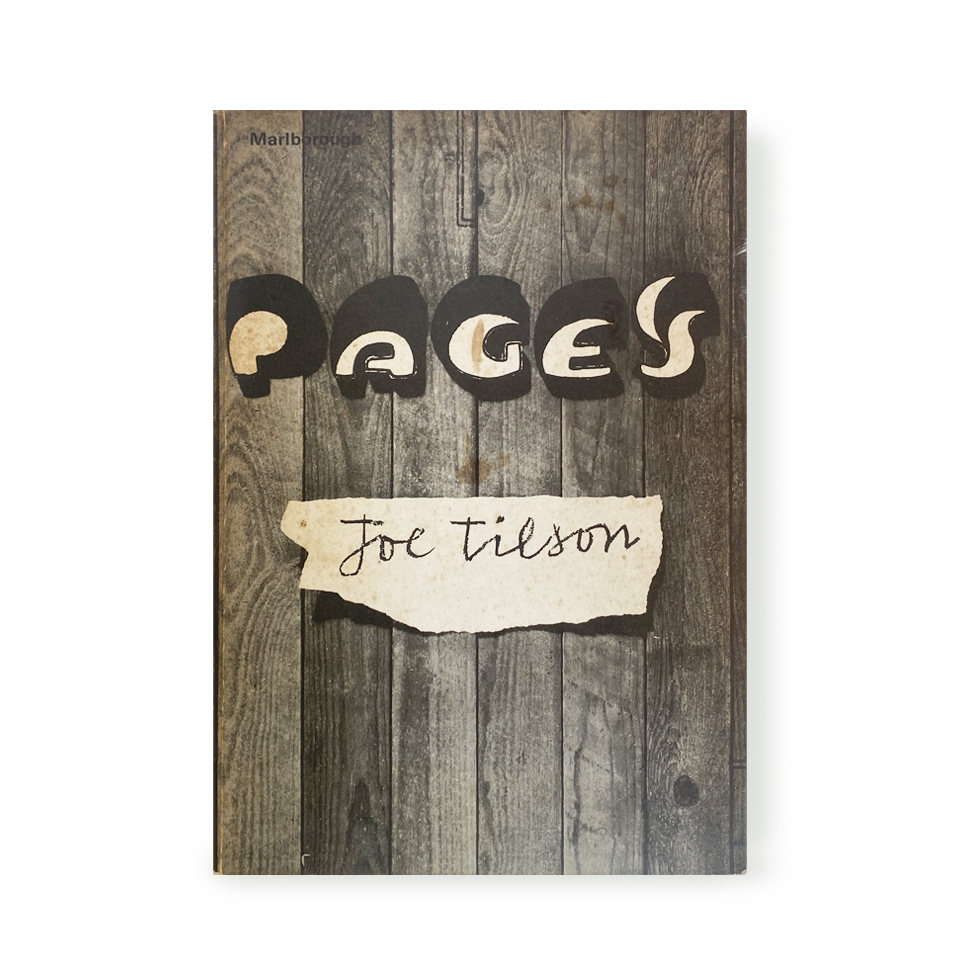 Pages - Joe Tilson – KIKA books