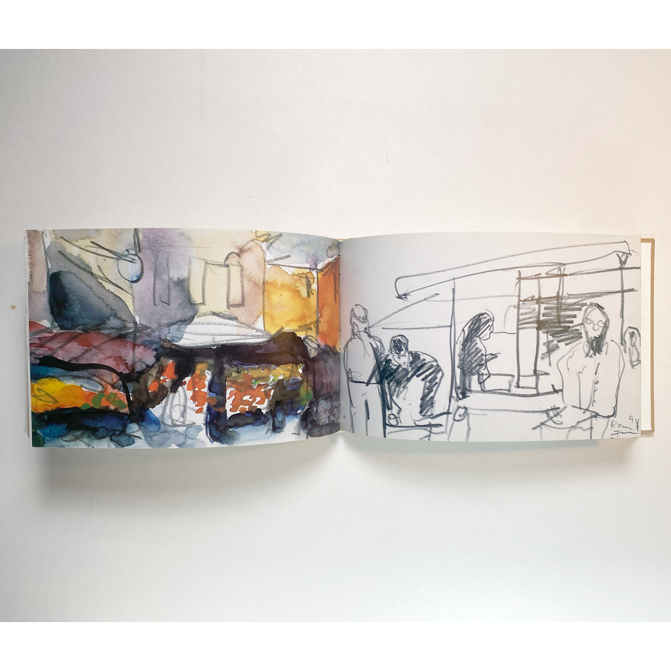 Drawings in Italy - Klaus Fußmann