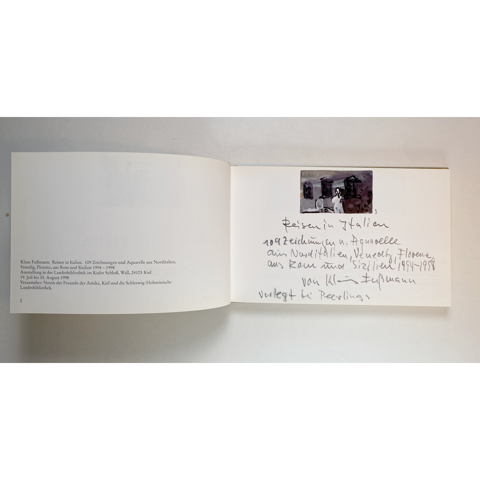 Drawings in Italy - Klaus Fußmann