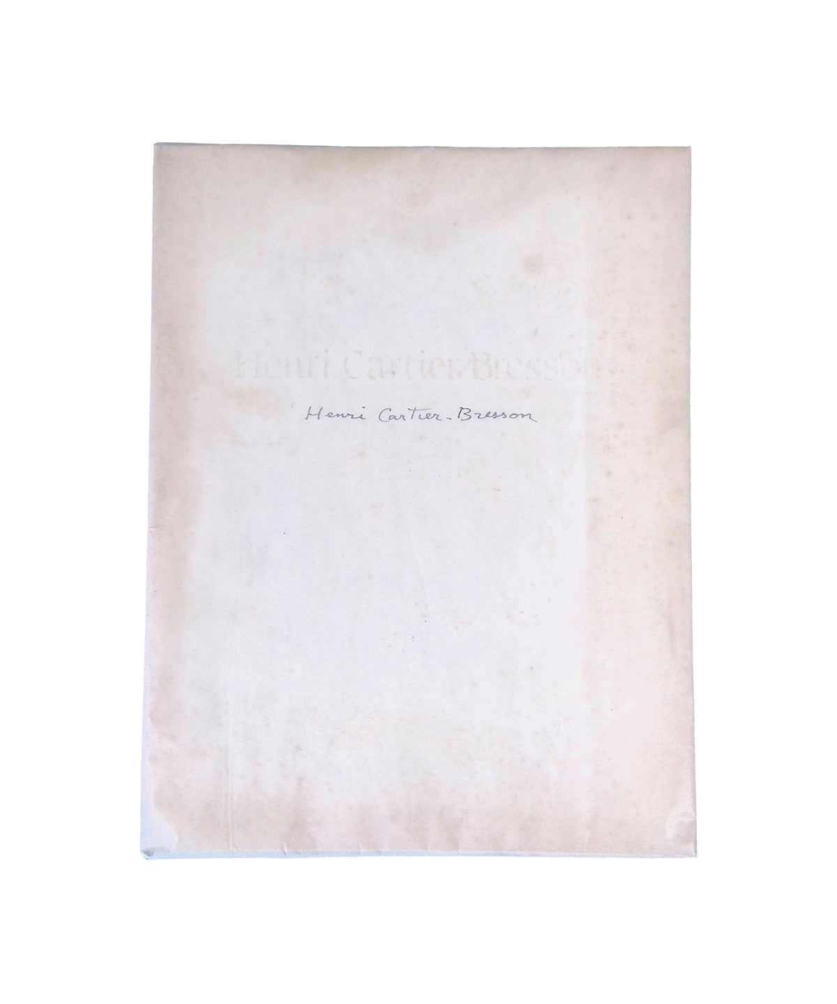 Henri Cartier Bresson Catalog