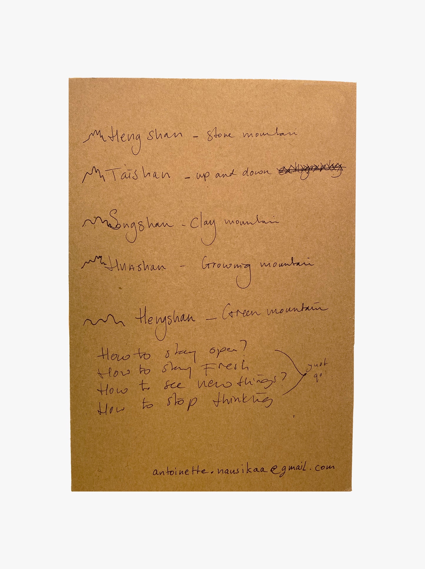 Antoinette Nausicaa First Moments Of Things I Saw