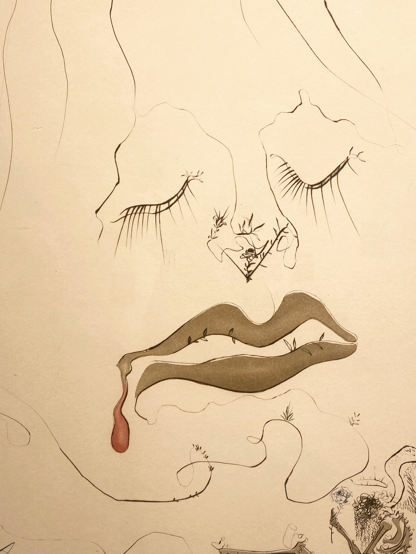 Salvador Dali Etching "Transfiguration" 33/150 1973