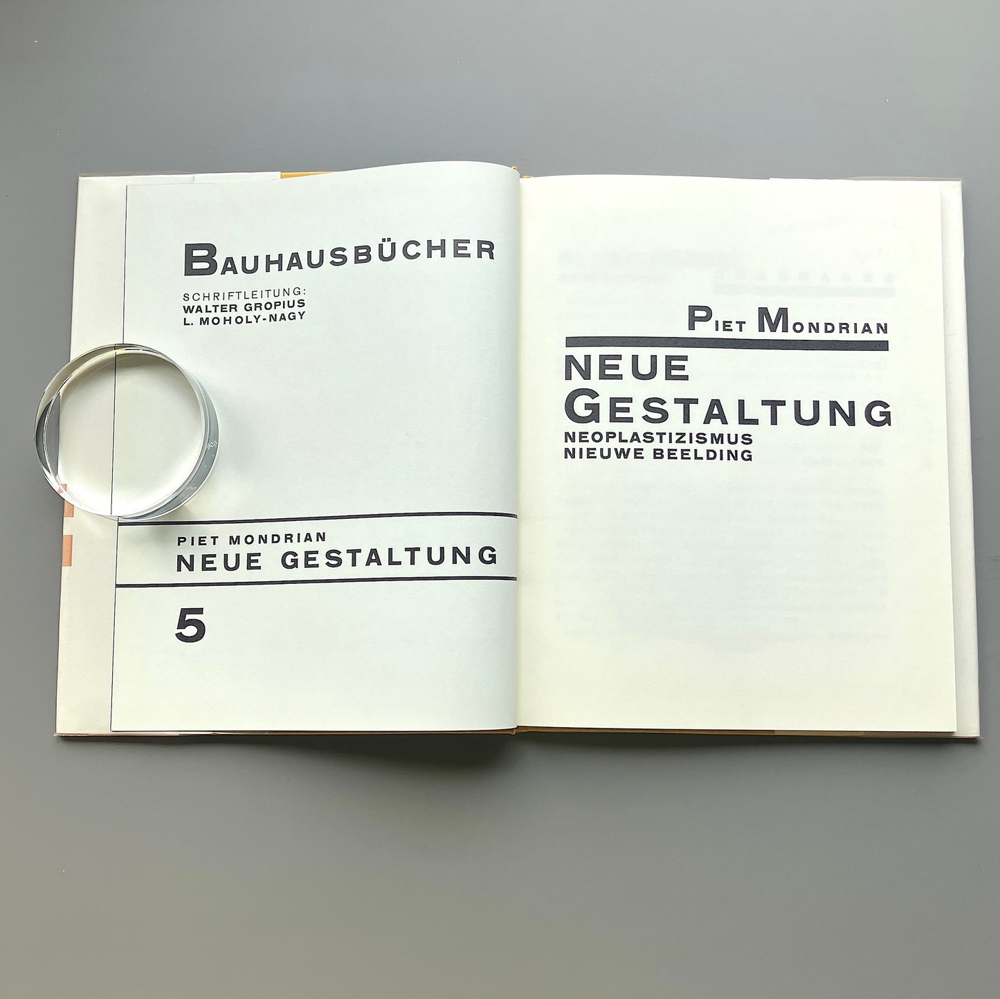 New Form (Neoplasticism) Piet Mondrian - Bauhaus Series 5