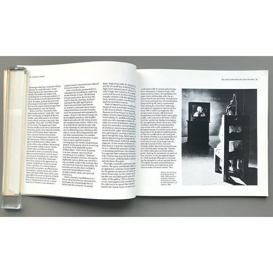 Bill Viola Installations and Videotapes