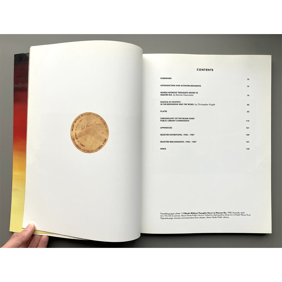 Edward Ruscha: Lannan Museum - Words Without Thoughts Never to