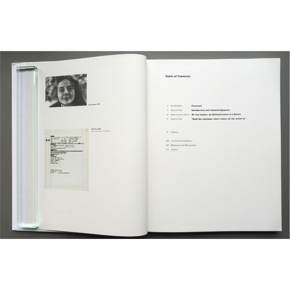 Lee Lozano "Seek the Extremes..." Vol II