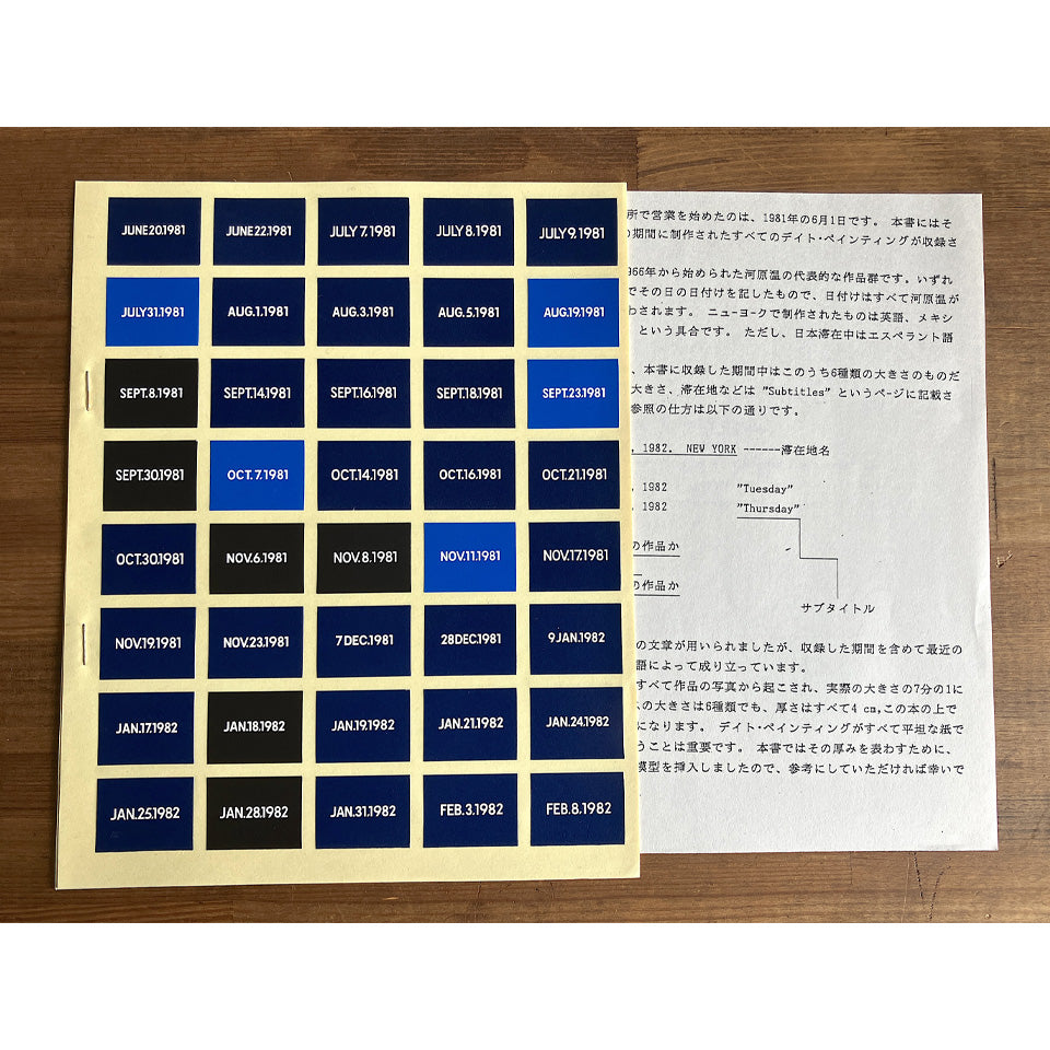 On Kawara: Date Paintings 1981-1983