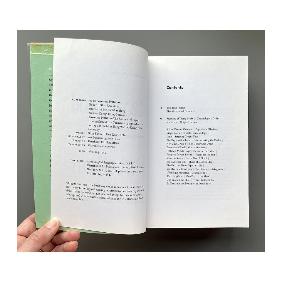 Raymond Pettibon: The Books 1978-1998