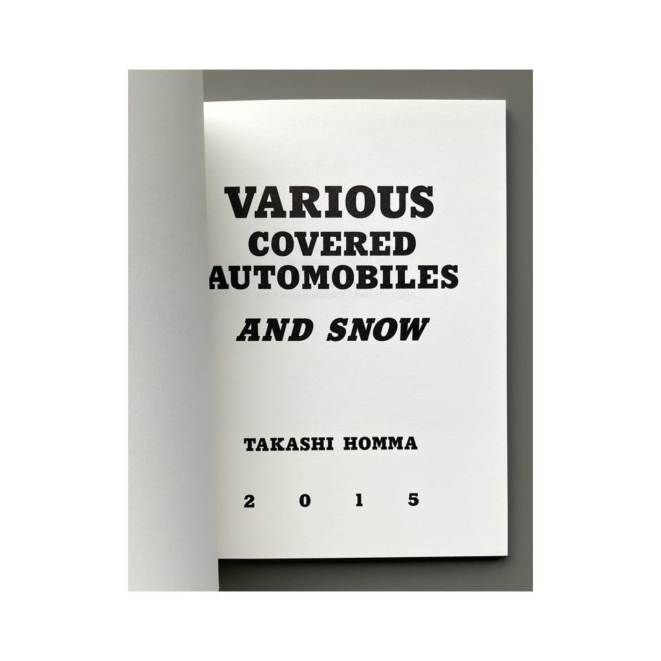 Takashi Homma: Various Covered Automobiles